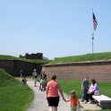 Entering Fort McHenry